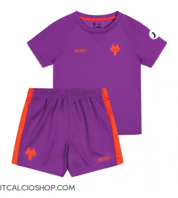 Wolves Terza Maglia Bambino 2024-25 Manica Corta (+ Pantaloni corti)